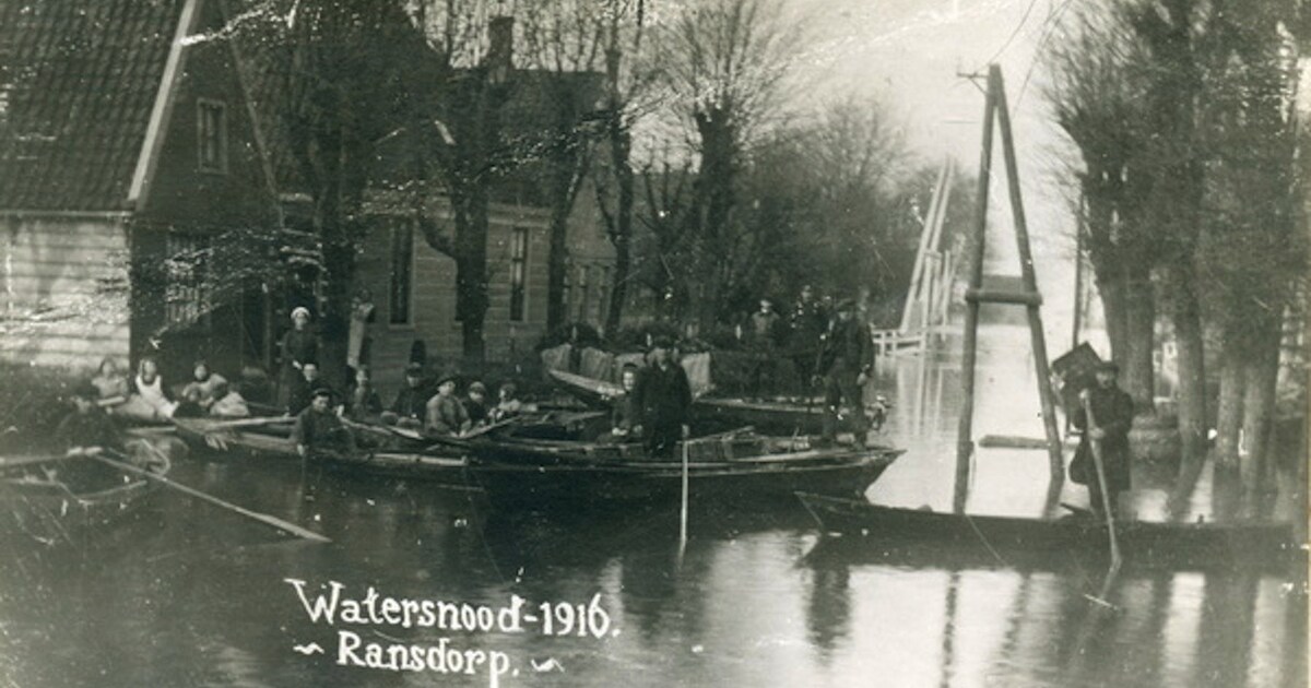 'Vergeten watersnoodramp' van 1916 herdacht
