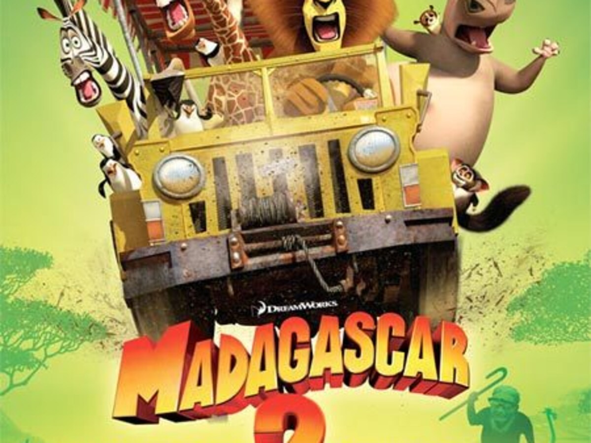 Madagascar 2 Omslag Madagascar: Escape 2 Africa PHE 4K Back Cover By