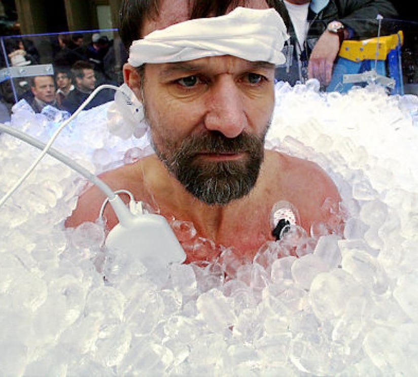 Duizenden mensen zweren bij de ademhalingsoefeningen van 'Iceman' Wim Hof