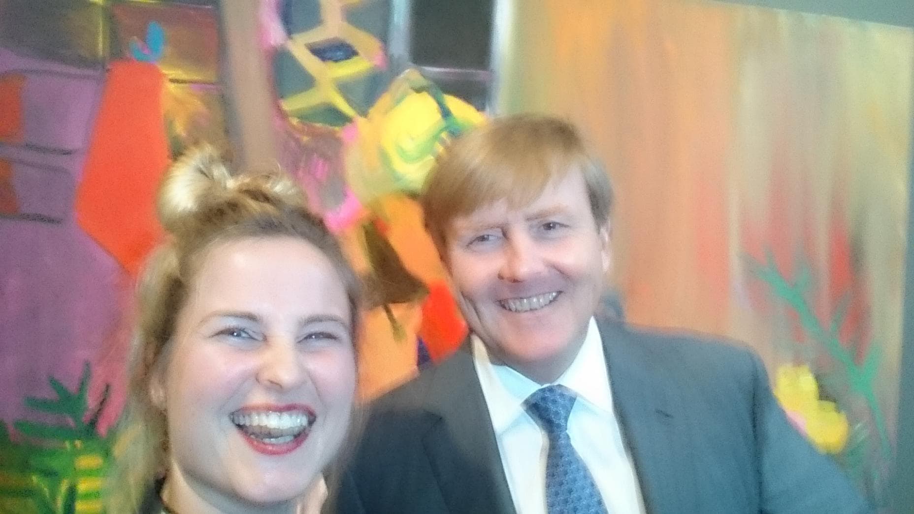 Een selfie met de koning: 'Hij zei meteen ja' | Het Parool
