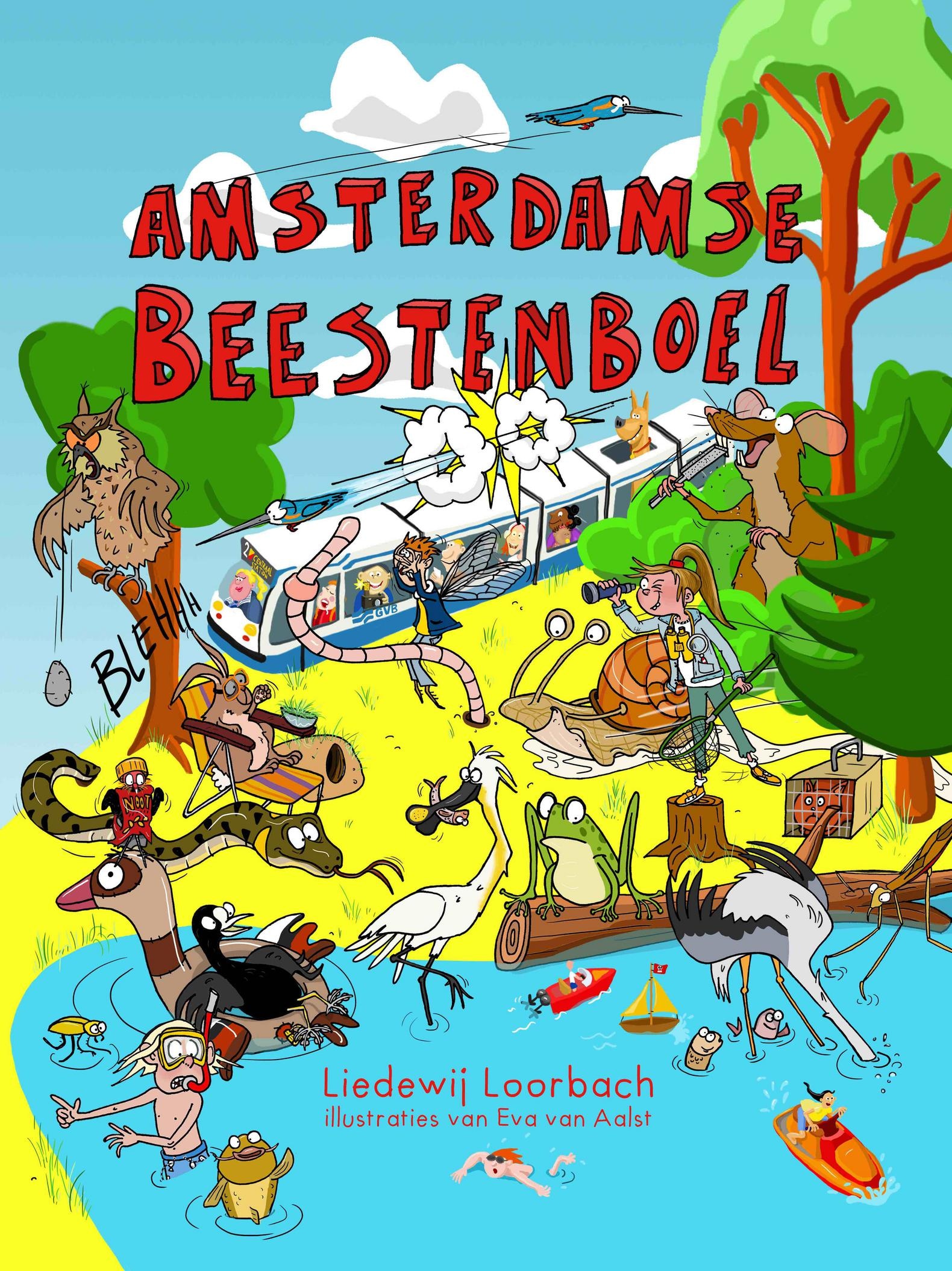 Leuk Dierenboek Kinderen Bos Veld Water, Jannes de Vries