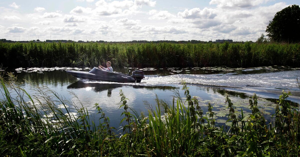 Natte voeten door lekke dijk in Driemond