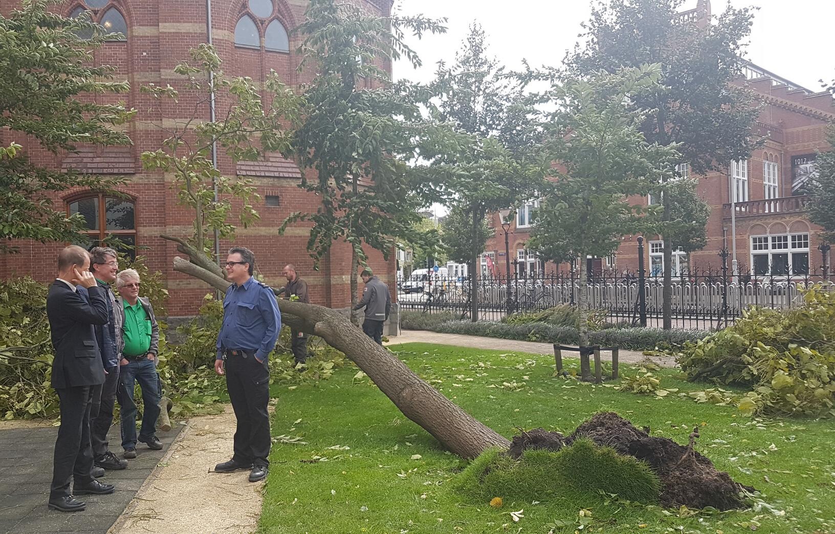 Eerste Herfststorm Van Het Jaar Raasde Over De Stad | Het Parool