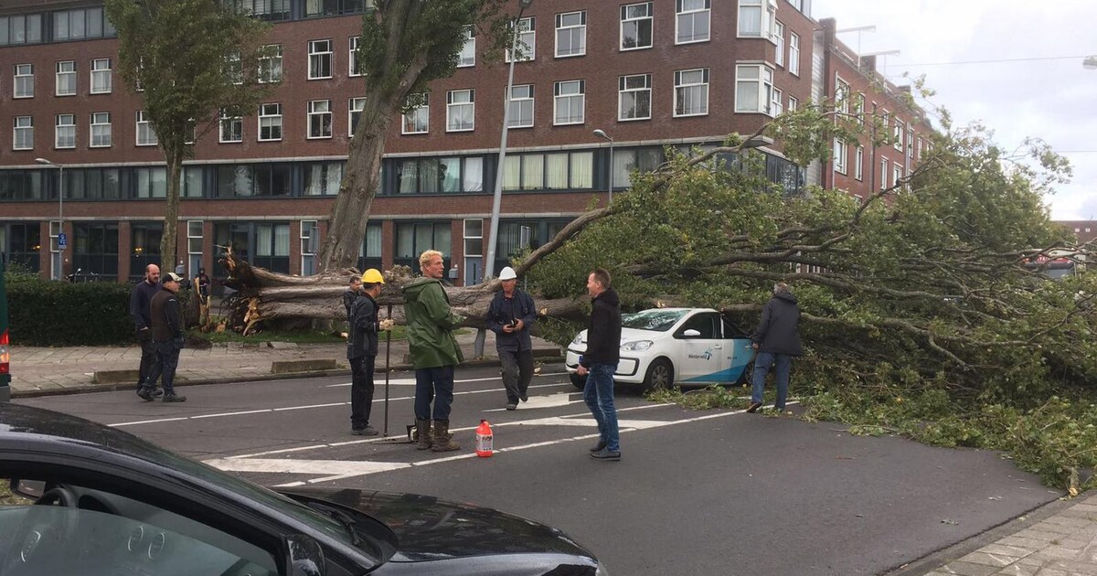 Eerste Herfststorm Van Het Jaar Raasde Over De Stad | Het Parool