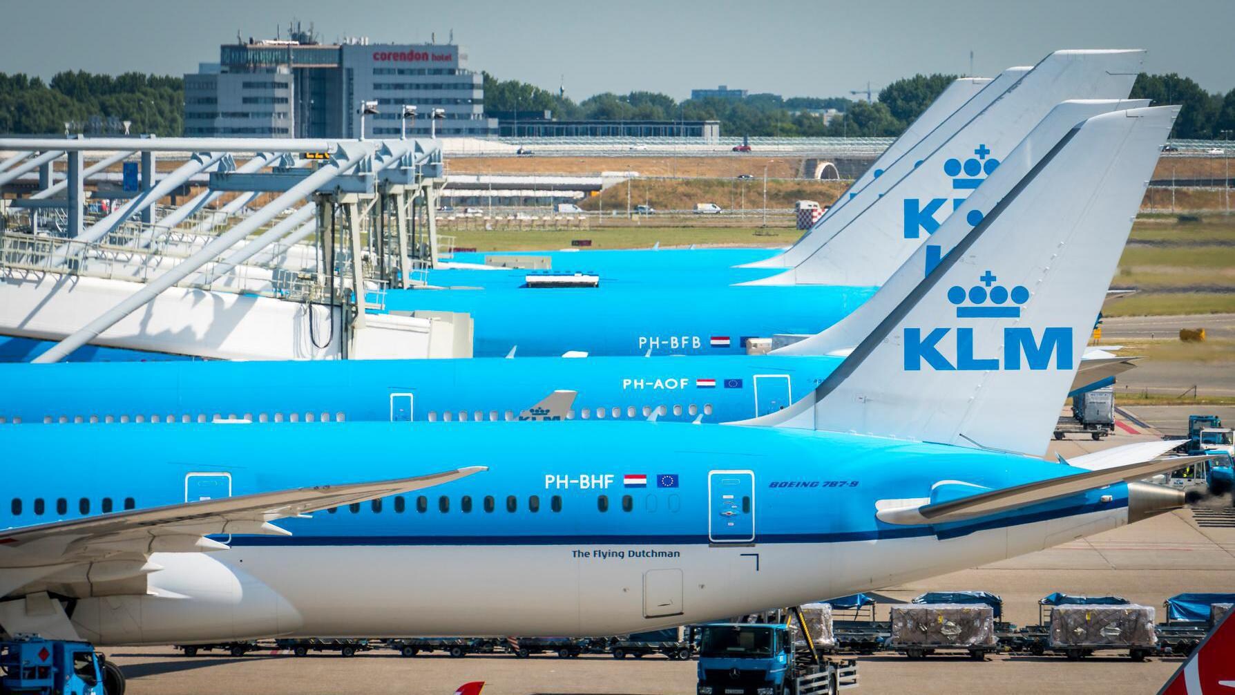 KLM schrapt honderd retourvluchten om storm
