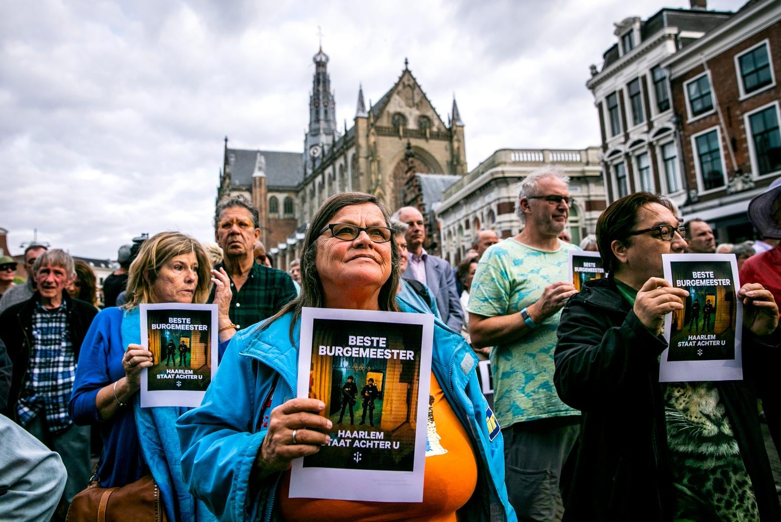 Haarlem steunt bedreigde burgemeester: 'Zo on-Haarlems'