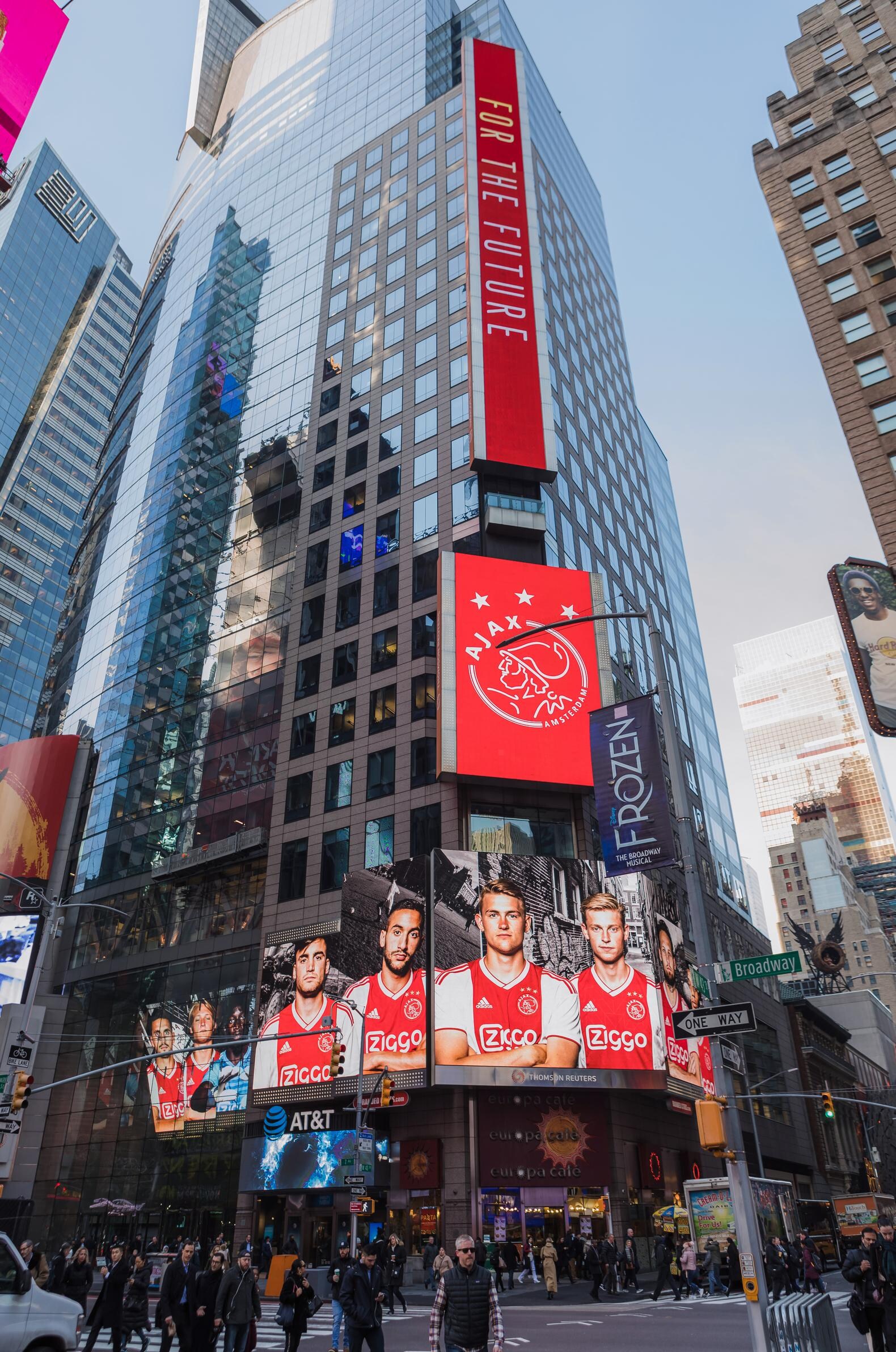 Ajax opent kantoor in hartje Manhattan