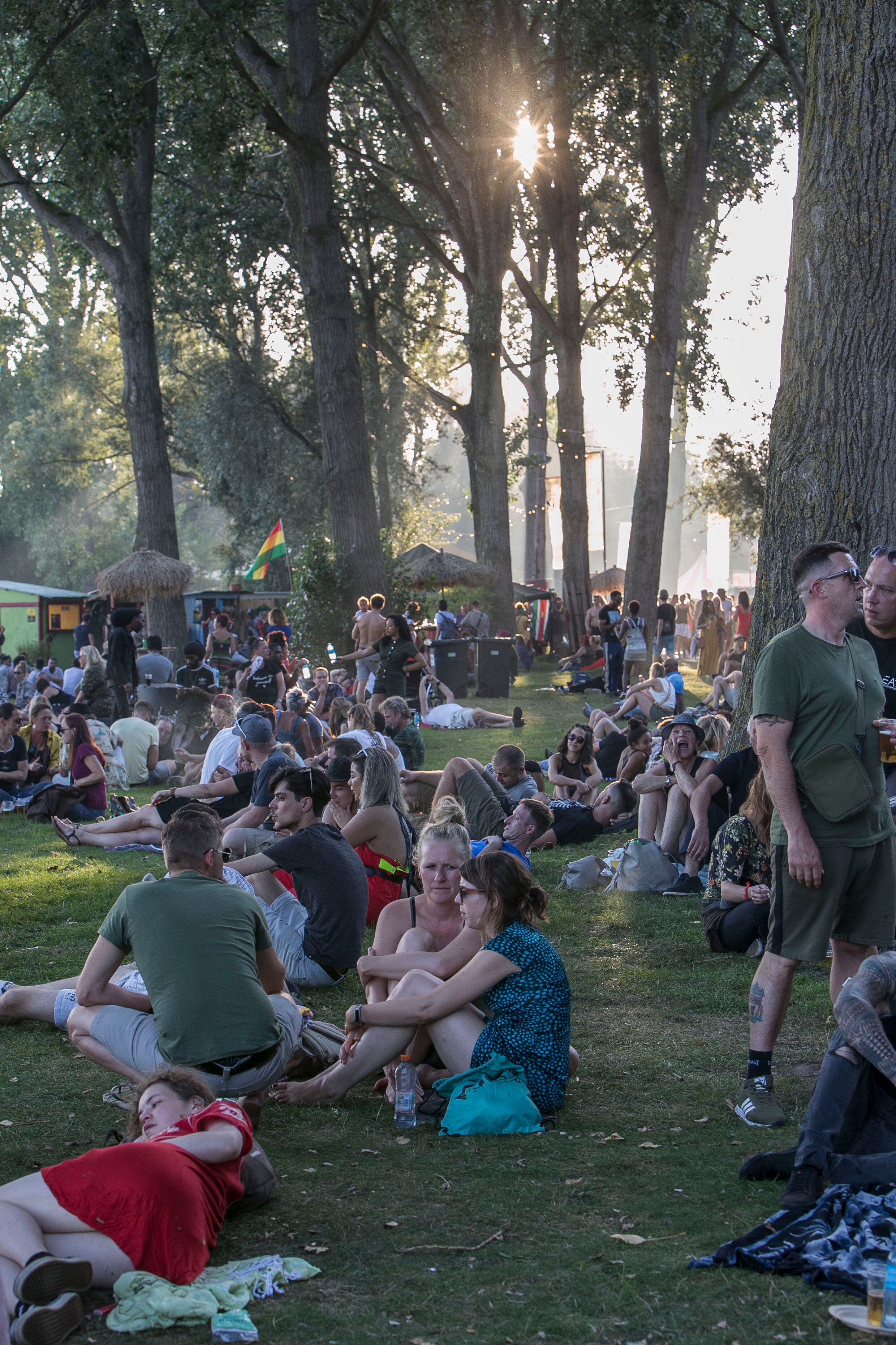 Weekendbeeld Reggae Lake in het Gaasperpark Het Parool