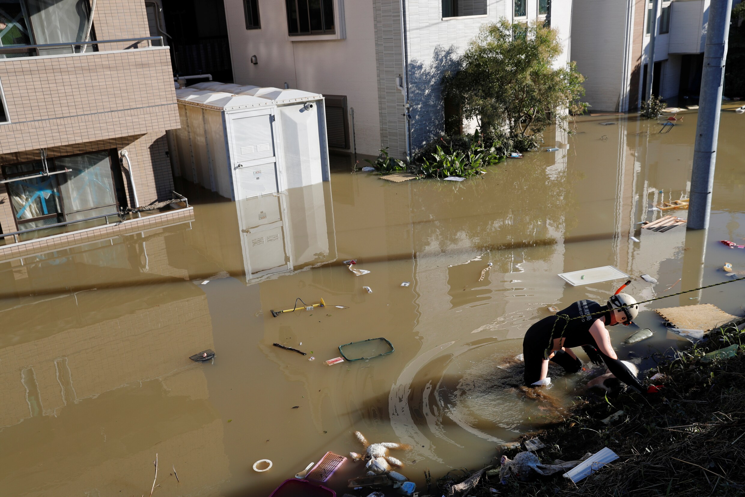 Tyfoon Hagibis raast over Japan: dodental opgelopen tot 23