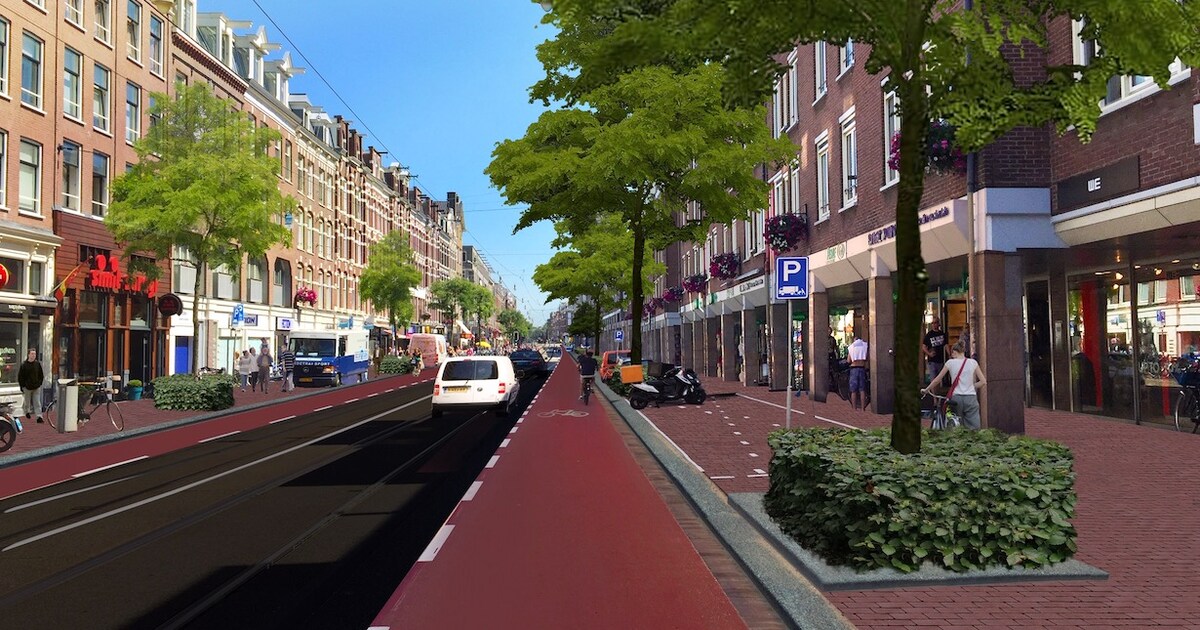 De uitslag is bekend: zo gaat de nieuwe Kinkerstraat eruit zien
