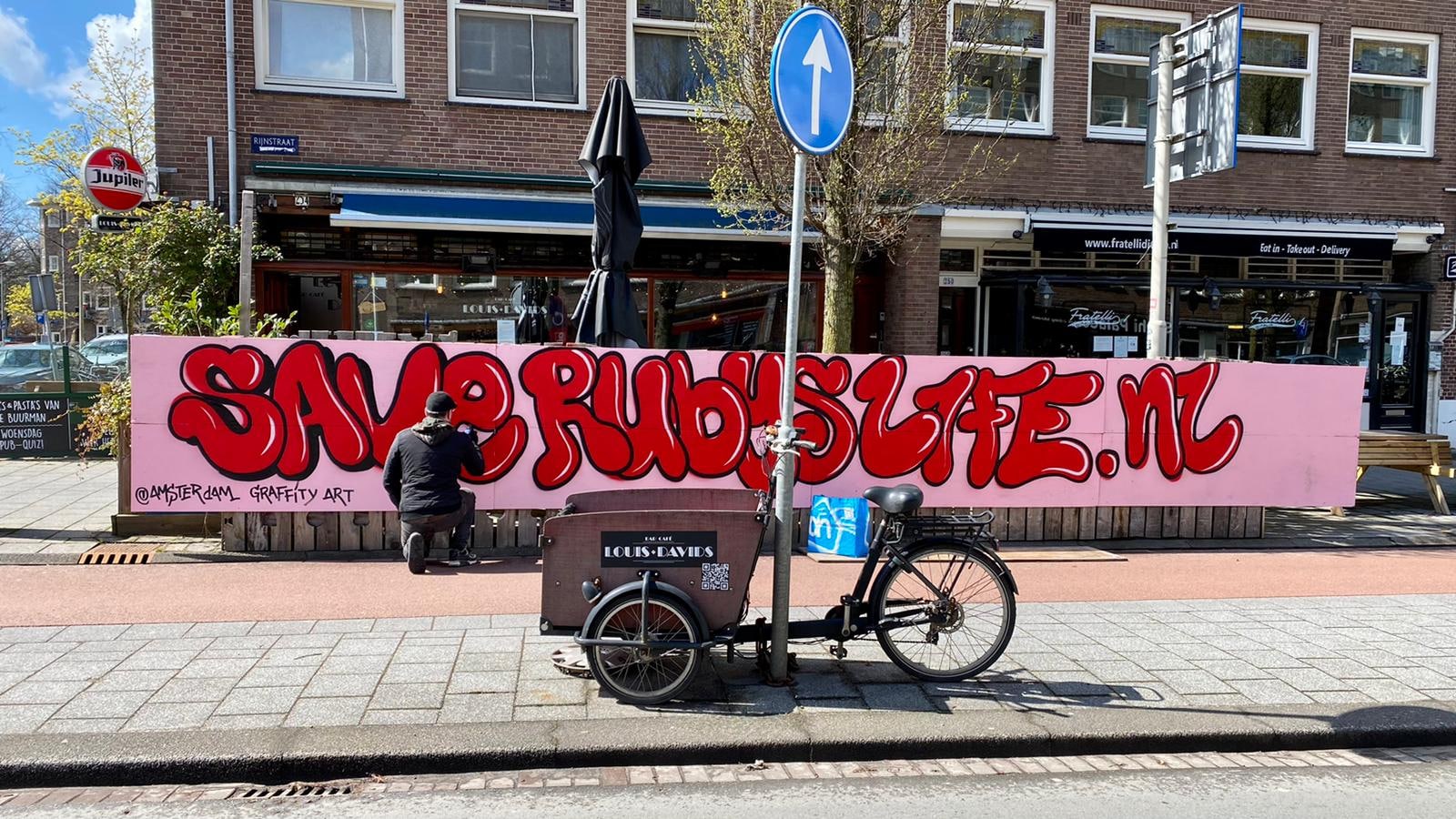 Graffiti-actie voor zieke Ruby: ‘Ze wil zo graag zelfstandig leven ...