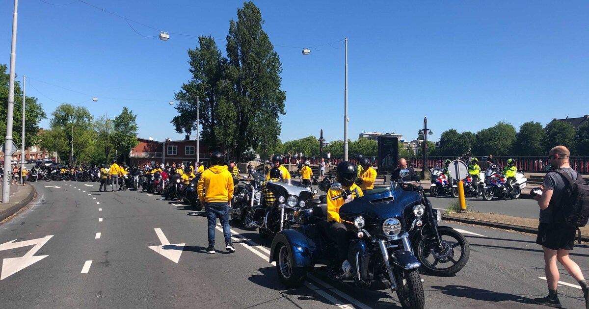 Bikers verzamelen zich voor begrafenis Etou’s Belserang