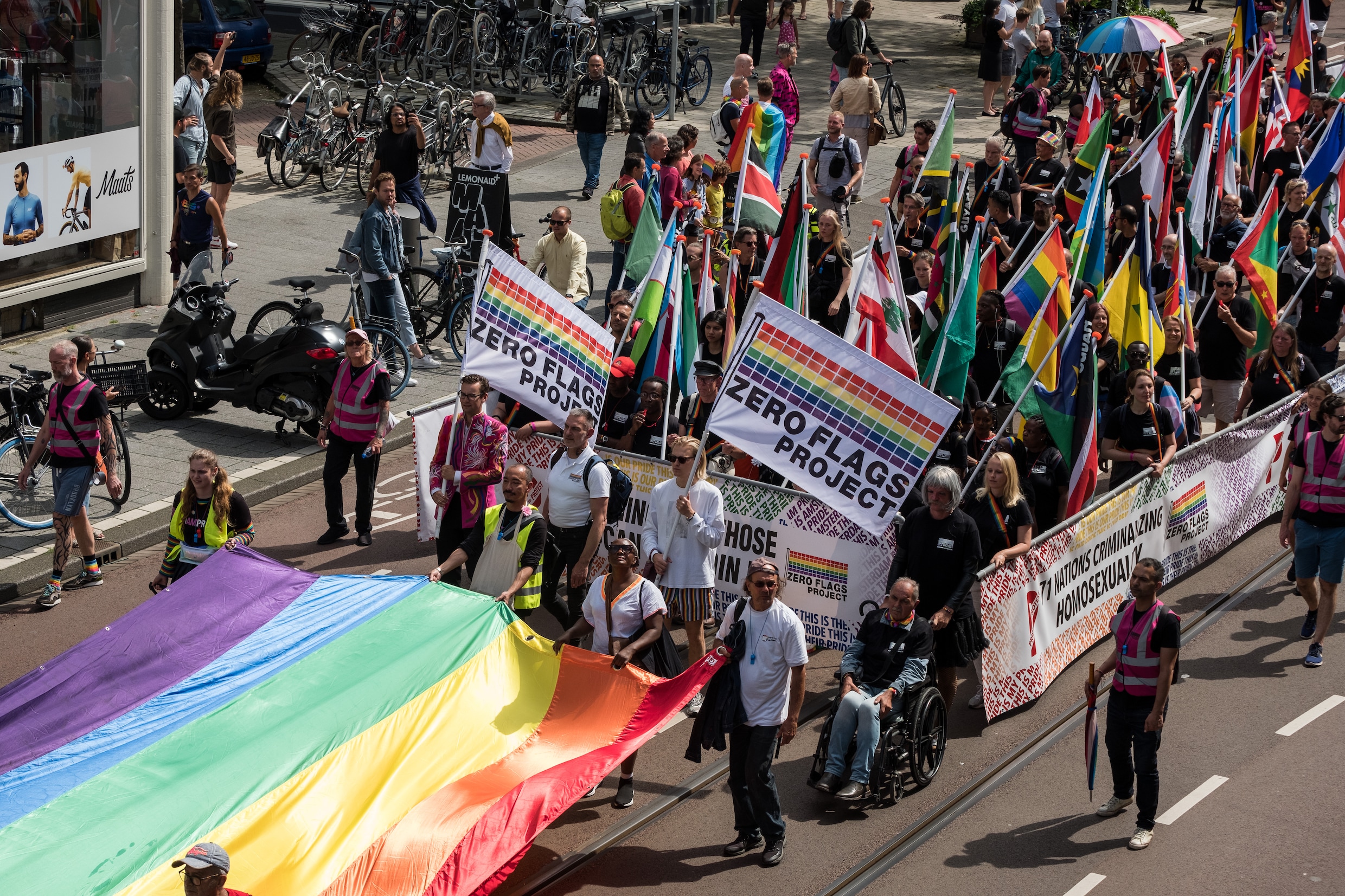 De Pride, afgelopen zaterdag.