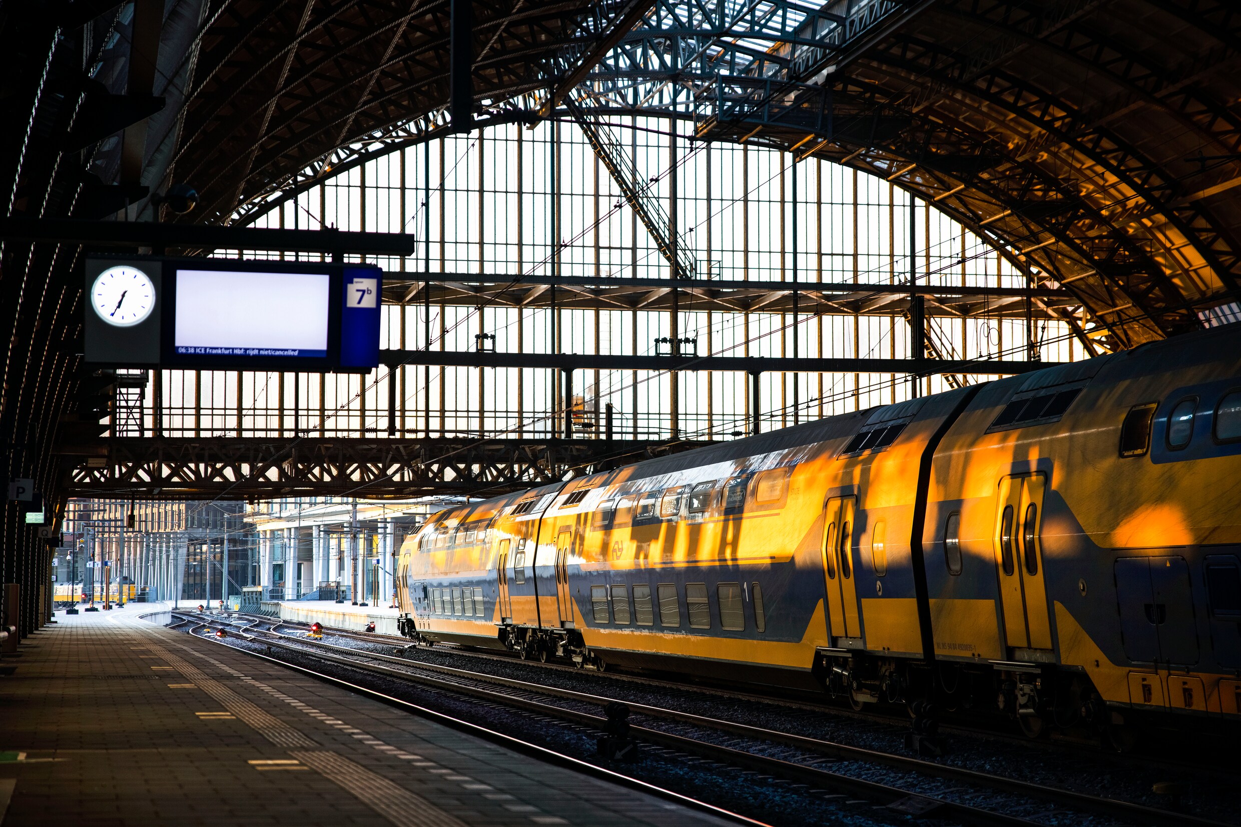 Aankomend weekend geen treinen tussen Centraal Station en Sloterdijk