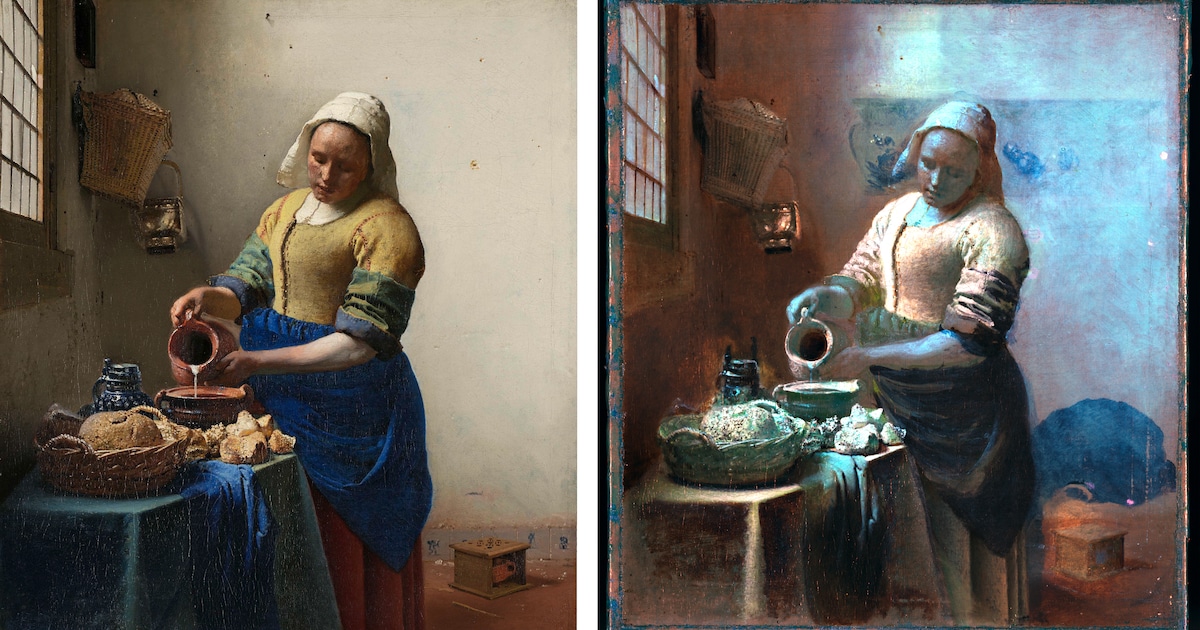 Jan Vermeer (1632-1675)【Het melkmeisje】