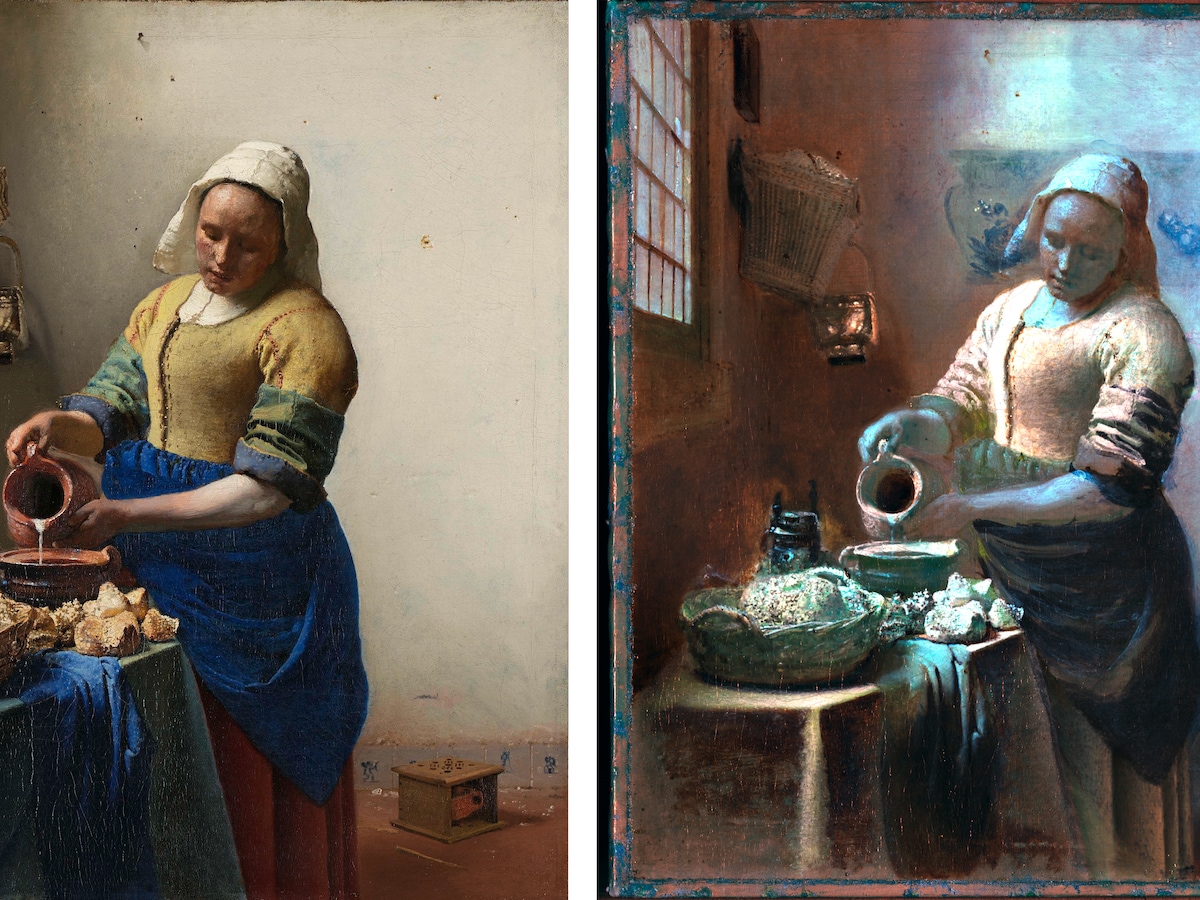 Jan Vermeer (1632-1675)【Het melkmeisje】