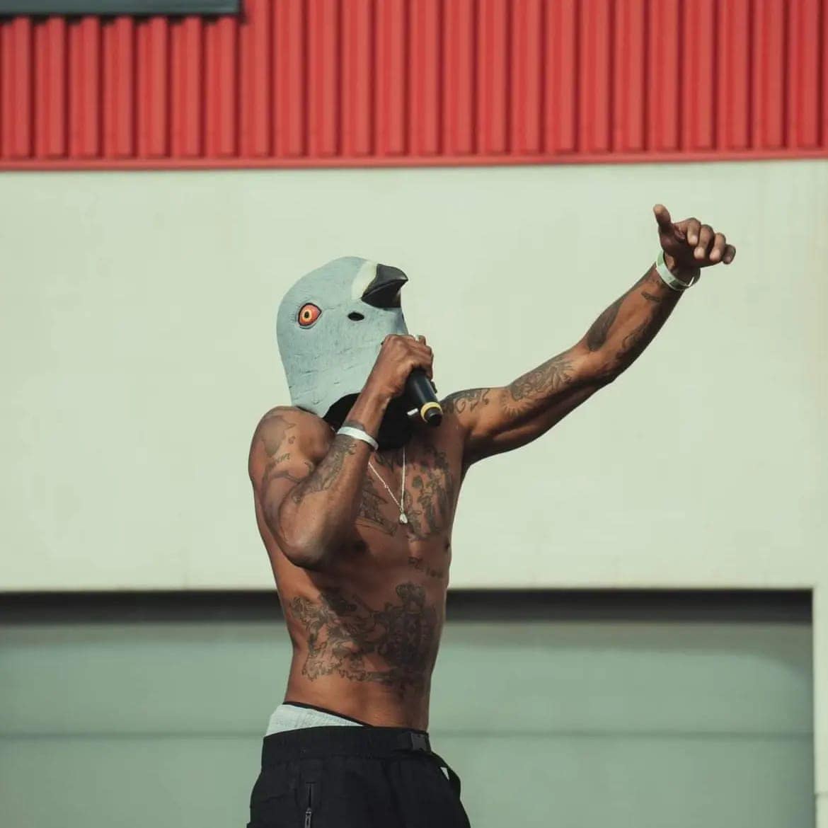 Rapper Doevoe rapt over het leven op straat met een duivenmasker | Het ...