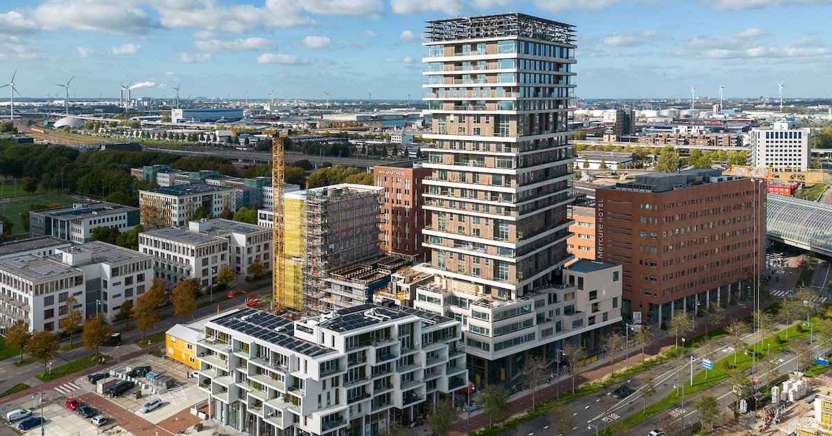 Nieuwbouwproject Vertical tilt Sloterdijk naar hoger niveau