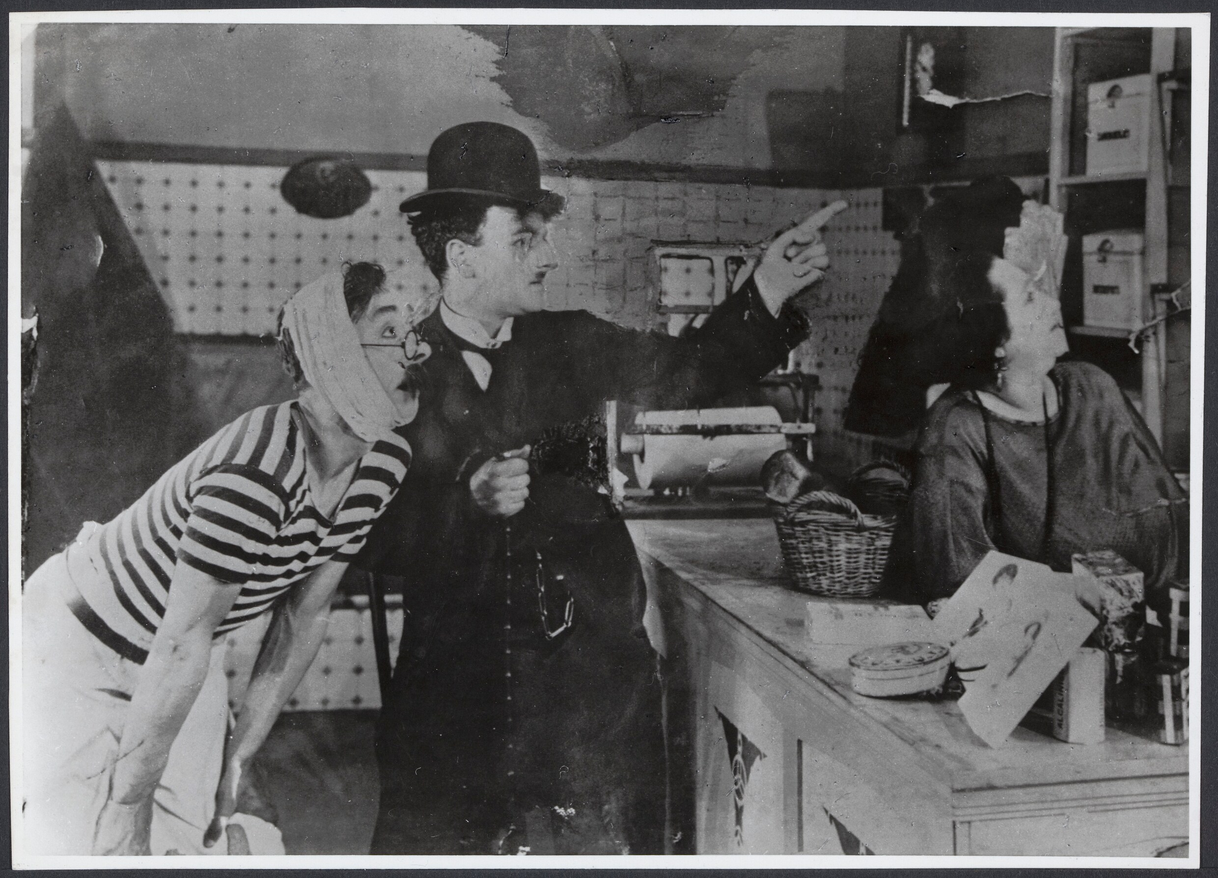 Als ‘zogenaamd echte’ Charlie Chaplin reeg Hugo Blum het ene succes aan ...