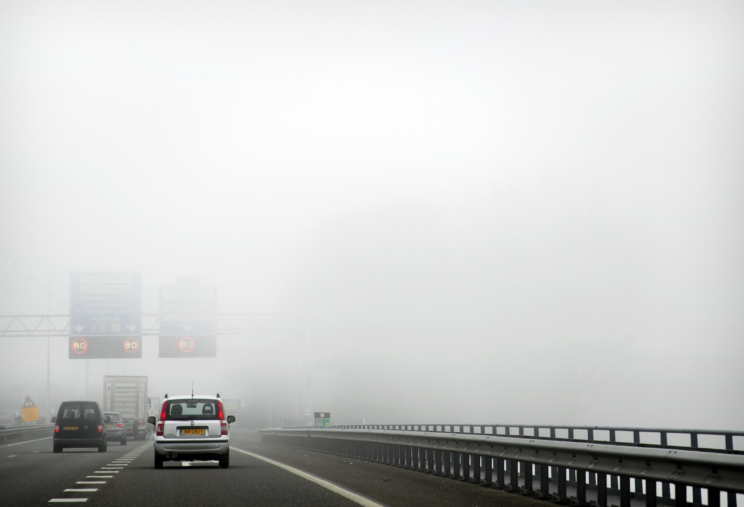 Code Geel In Deel Van Het Land Vanwege Dichte Mist | Het Parool