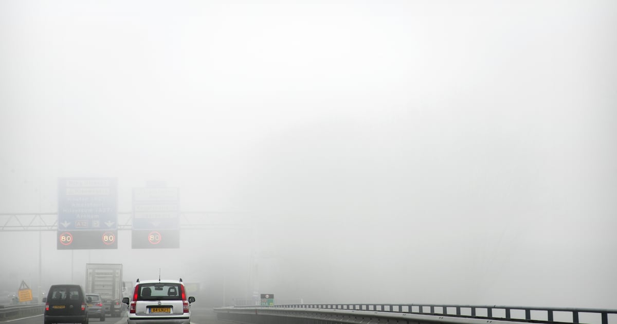 Code Geel Vanwege Dichte Mist, Zicht Soms Minder Dan 200 Meter | Het Parool