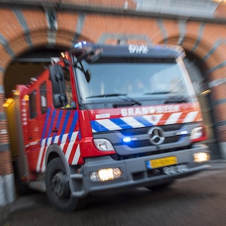 Heavy smoke from fire in Amsterdam's Western Port area