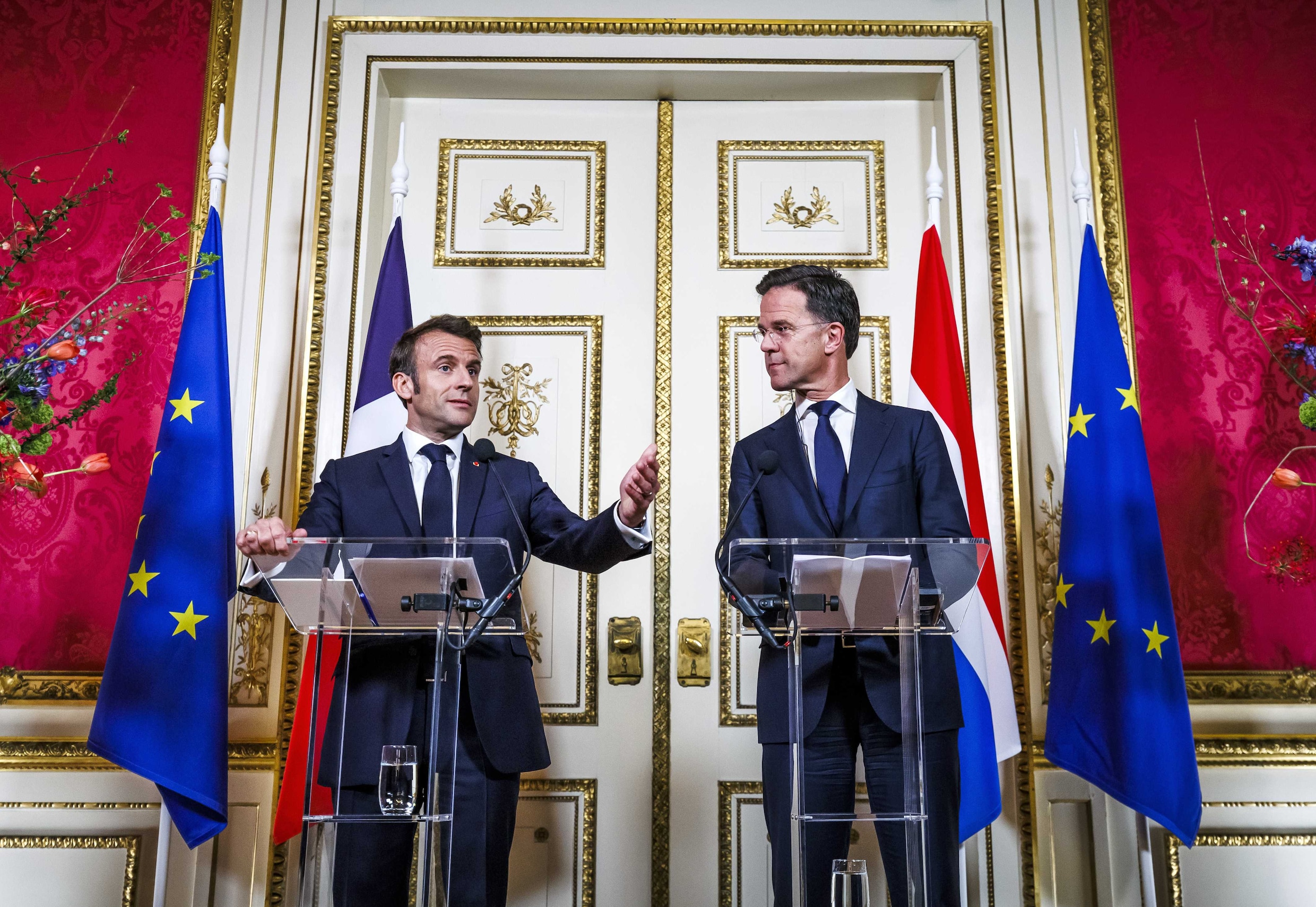 Premier Rutte is het eens met bezoekend president Macron: ‘Europa moet ...
