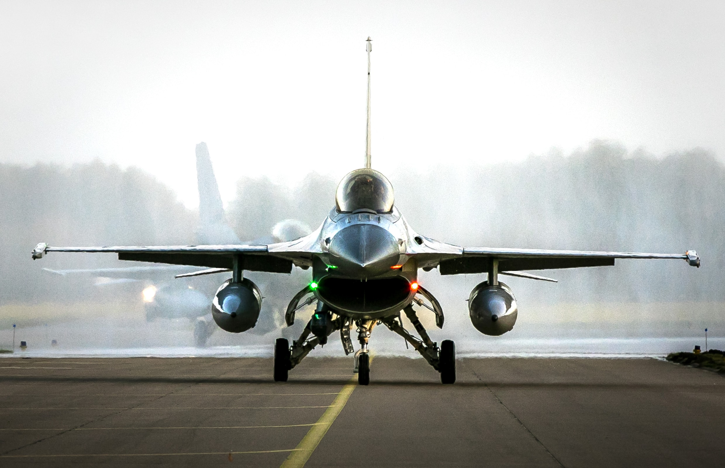 Een Nederlandse F-16.