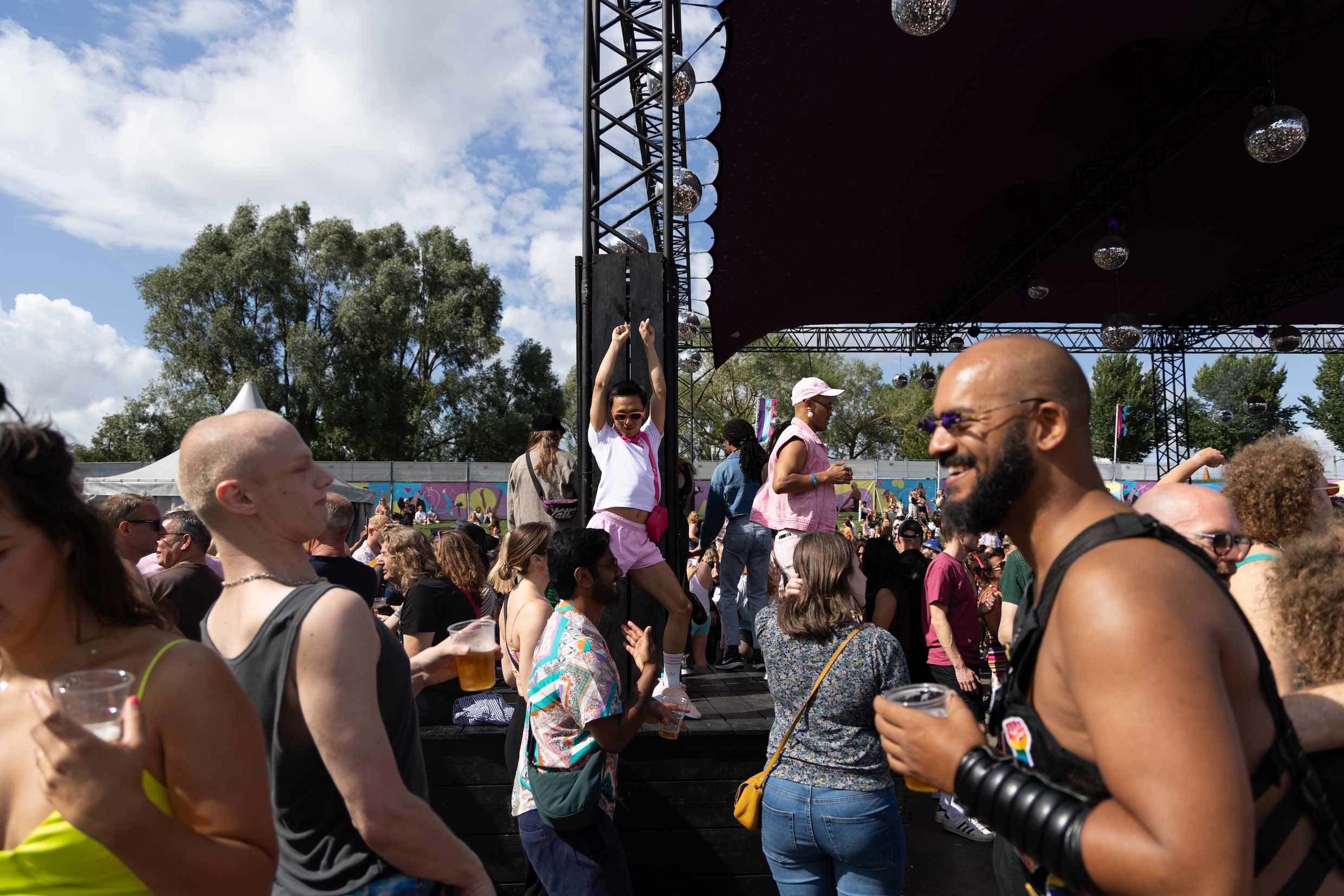 Milkshake Festival in het Westerpark.