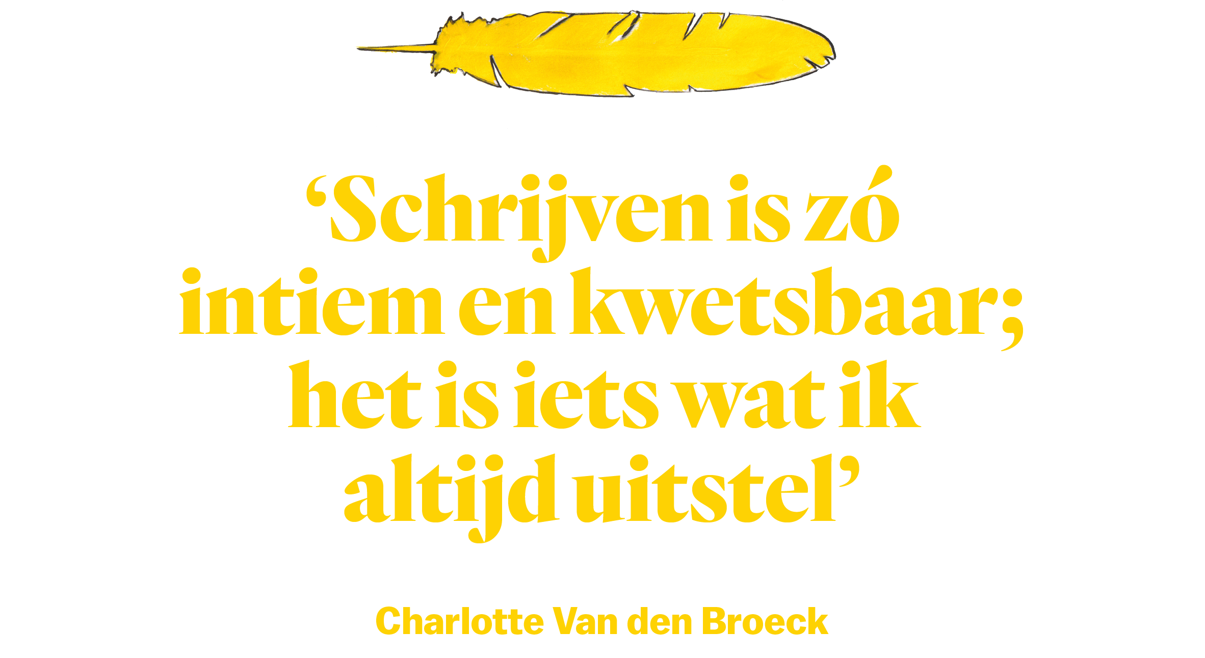 Interview met Ganzenveerwinnaar Jan Brokken en jong talent Charlotte ...