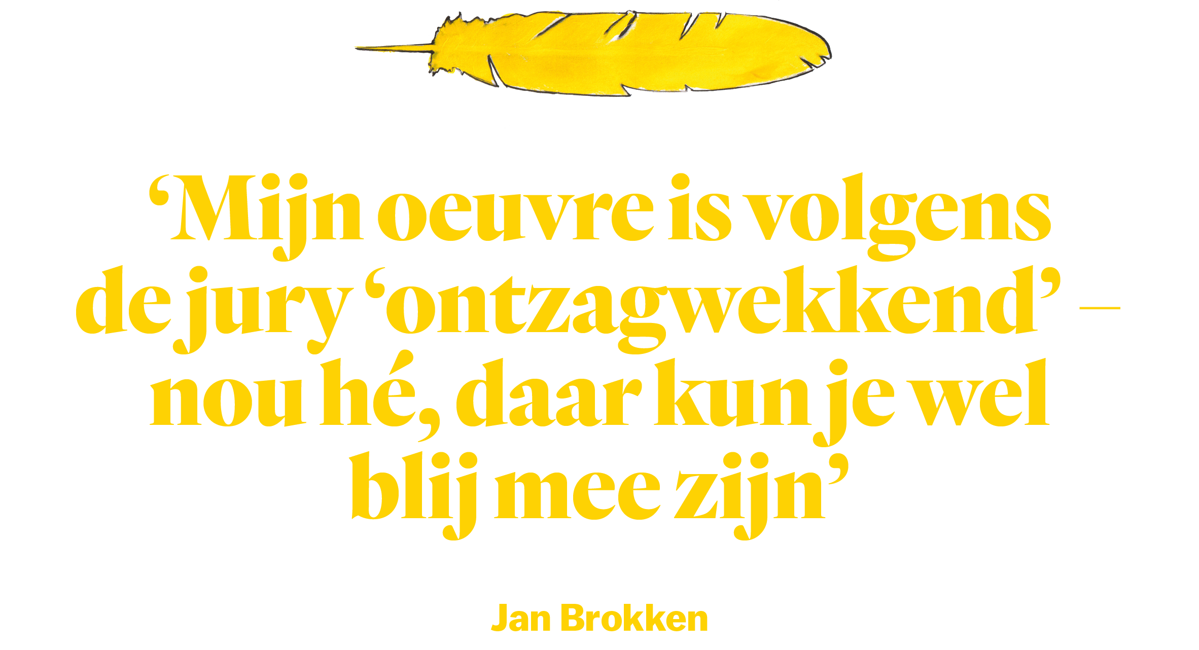 Interview met Ganzenveerwinnaar Jan Brokken en jong talent Charlotte ...
