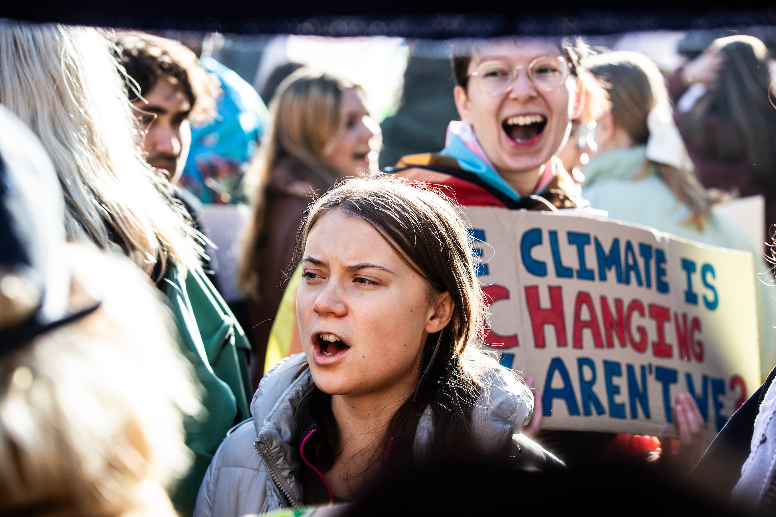 ‘From the river to the sea’ voor smet op grootste klimaatmars ooit in Amsterdam Het Parool