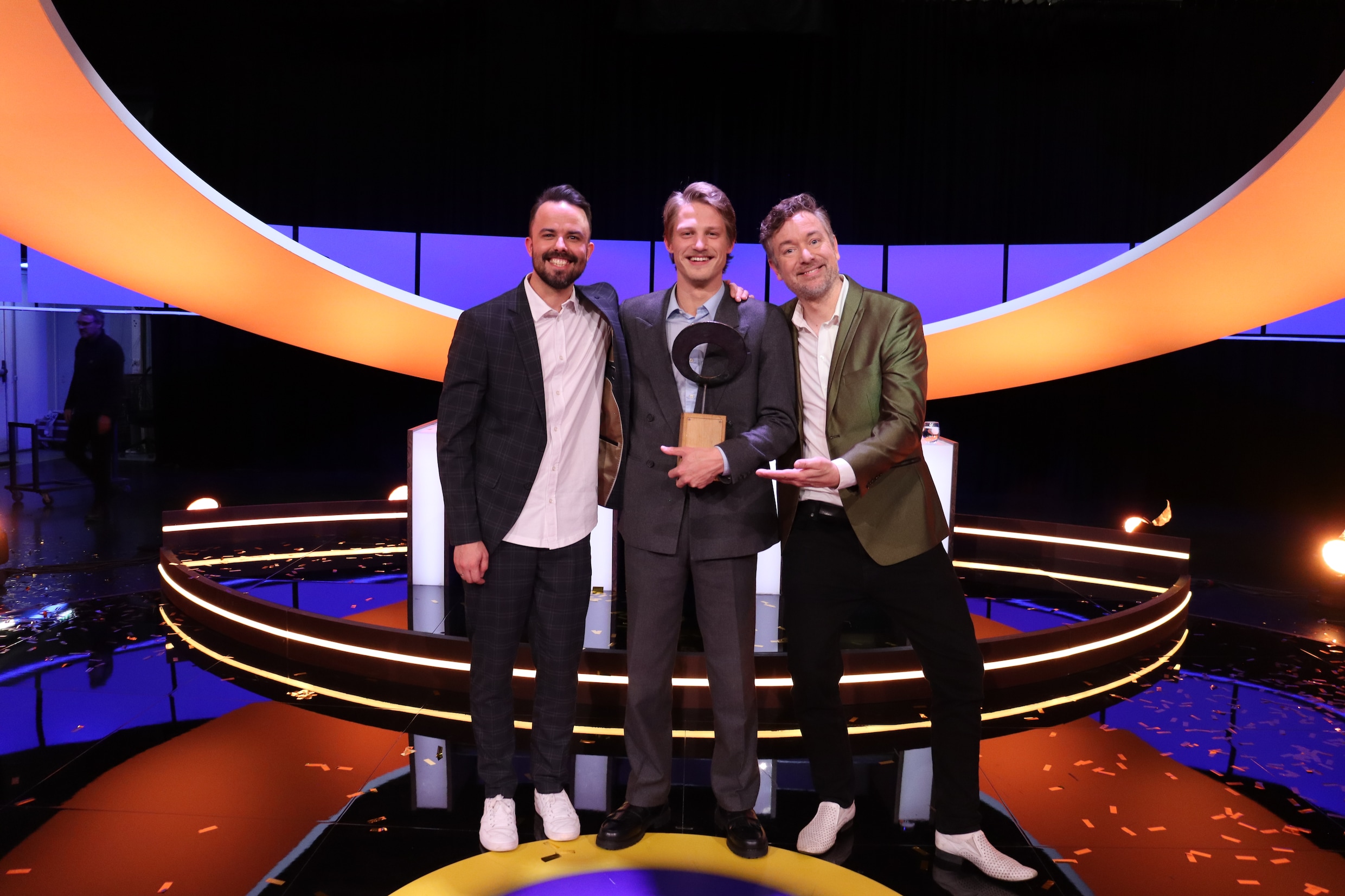 Acteur Joes Brauers is winnaar van De Slimste Mens Het Parool