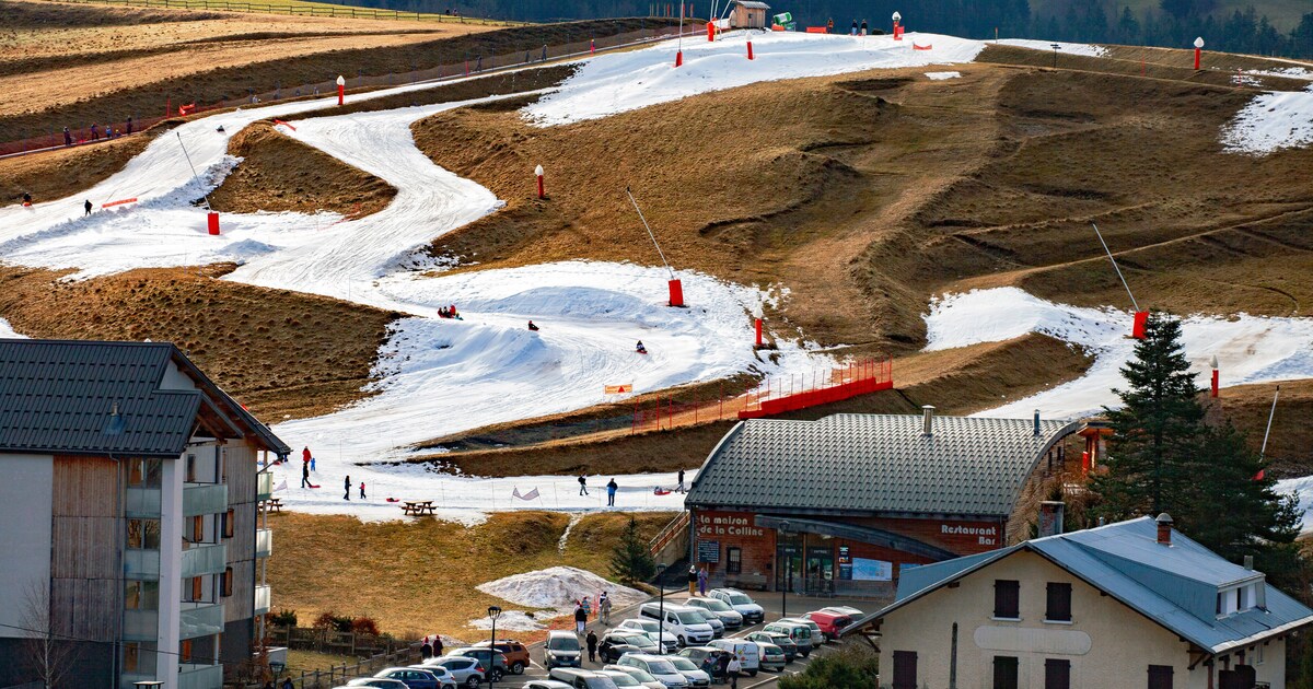 In De Alpen Dreigt Een Wintersportvakantie Met Groene Dalen Ijzige Pistes En Papsneeuw Het Parool