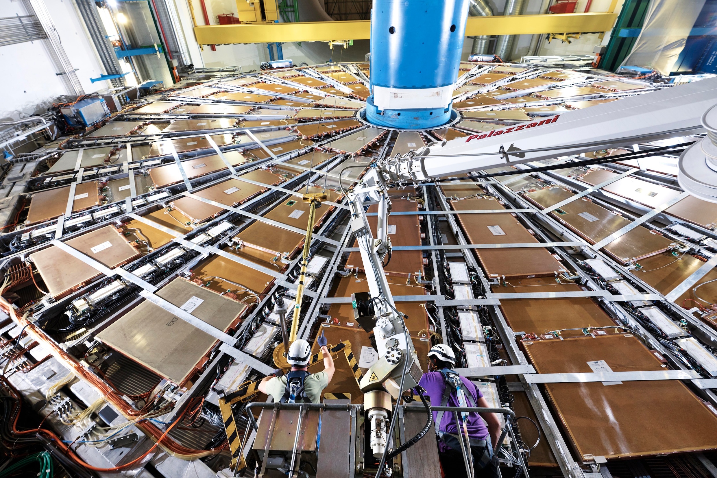 De Atlas detector van Cern in Genève.