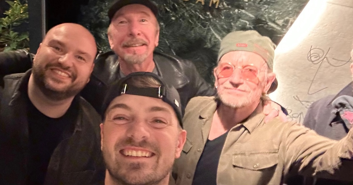 Bono avec Martin Garrix et Anton Corbijn à l’italien dans de Pijp : “C’était comme un dîner de famille”