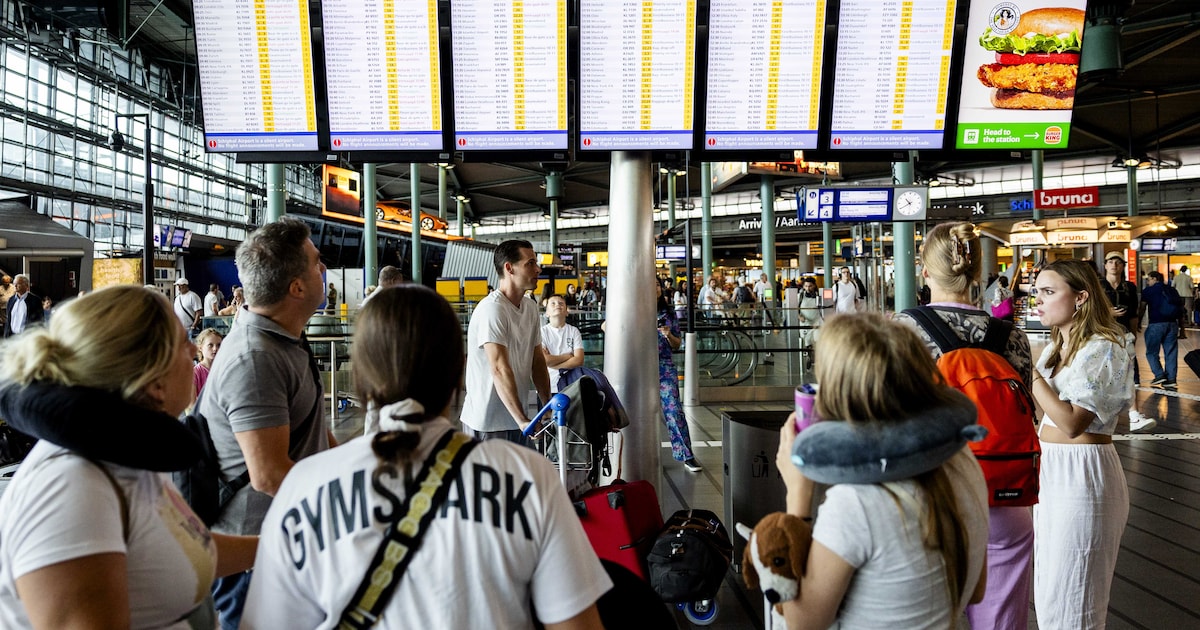 Vliegverkeer ontregeld: systemen op Schiphol worden weer opgestart