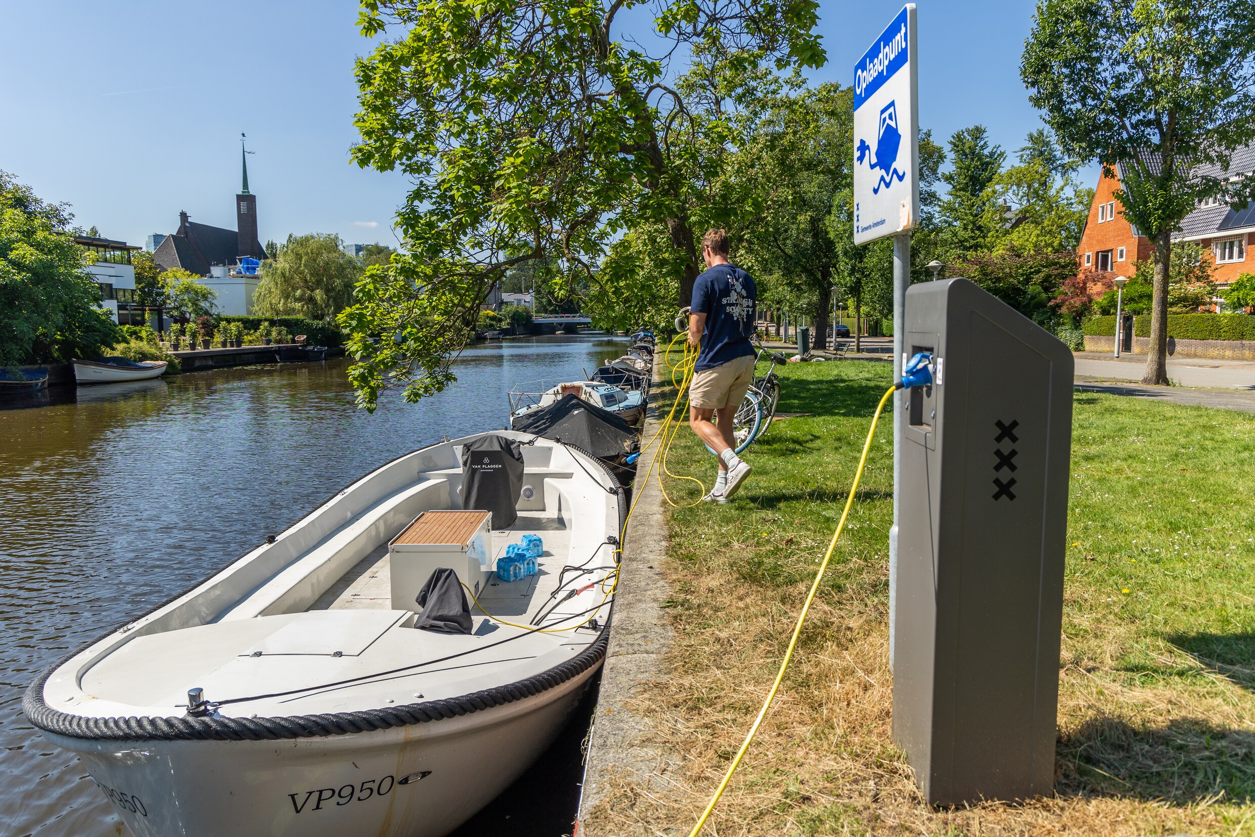 Slechts 10 oplaadpunten voor elektrische boten in Amsterdam – en die ...