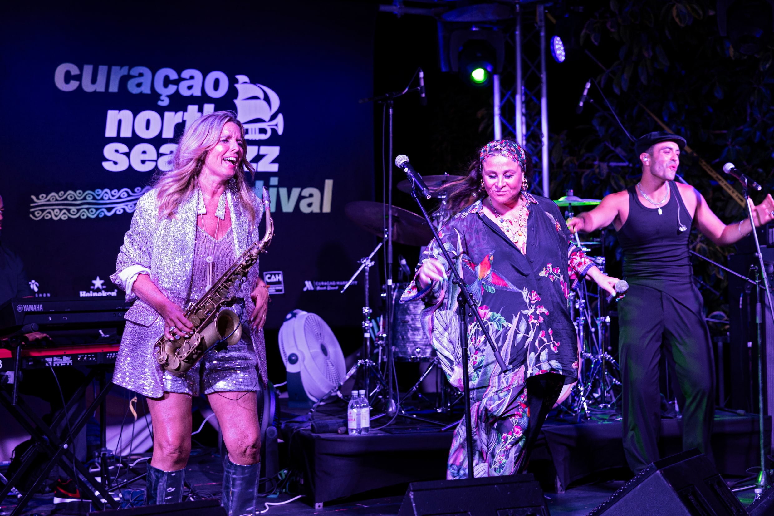 Op uitbundig Curaçao North Sea Jazz Festival zijn de