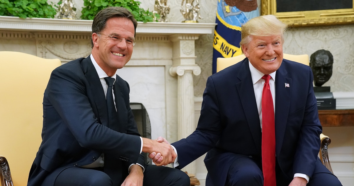 Navo-baas Mark Rutte moet Trump bij de Navo zien te houden: ‘Hij moet een hogere vorm van evenwichtskunst bedrijven’