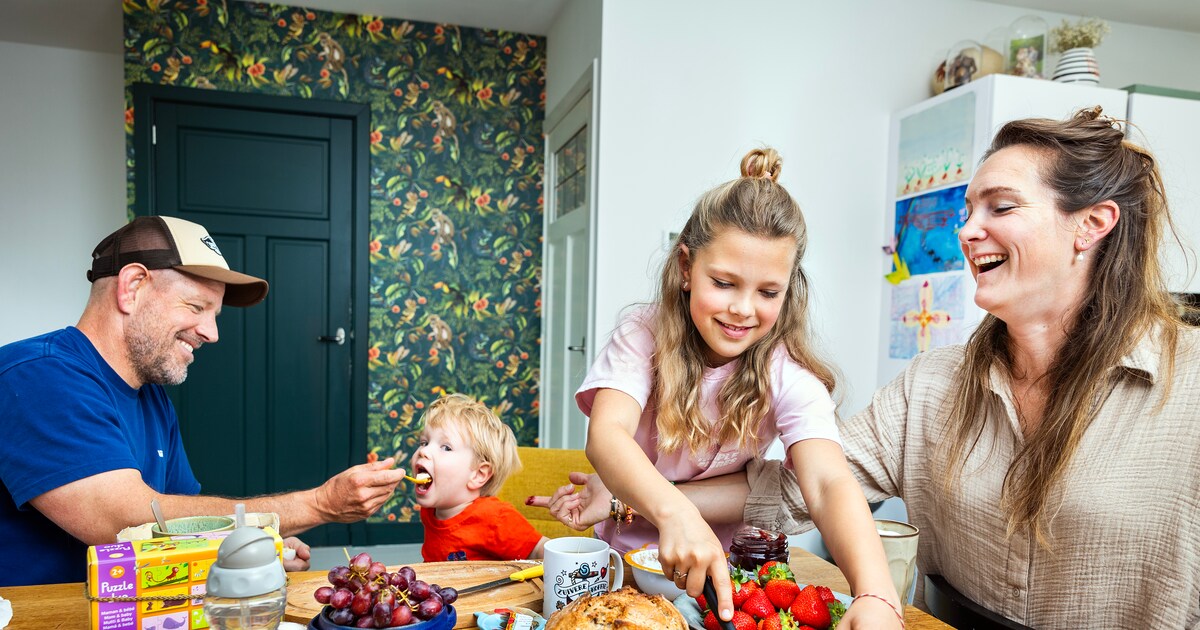 Bij het gezin van Daniëlle (39) is er op zaterdagochtend geen haast
