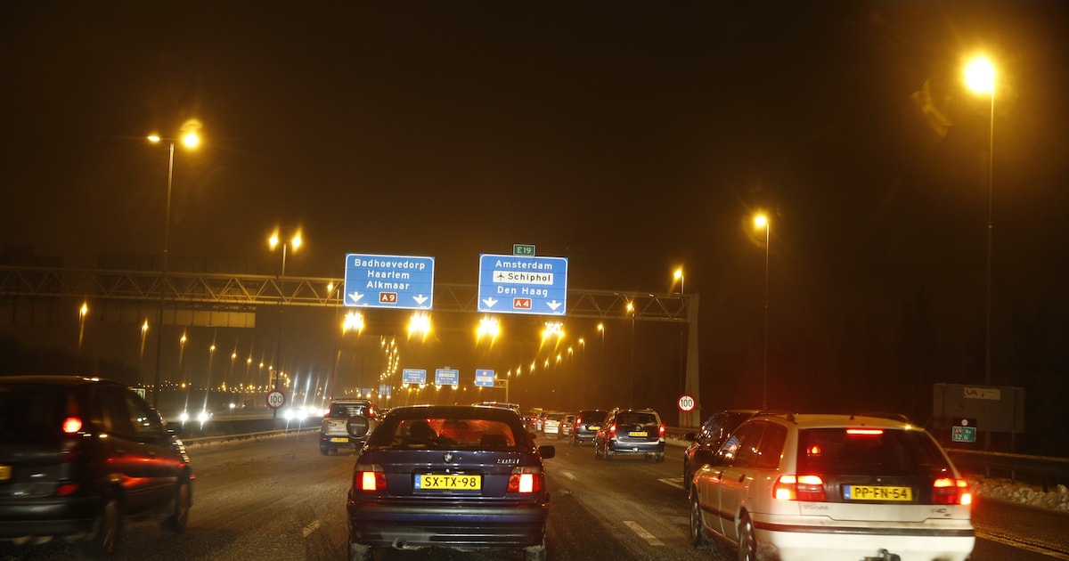 Code geel in bijna heel het land om gladheid op de weg