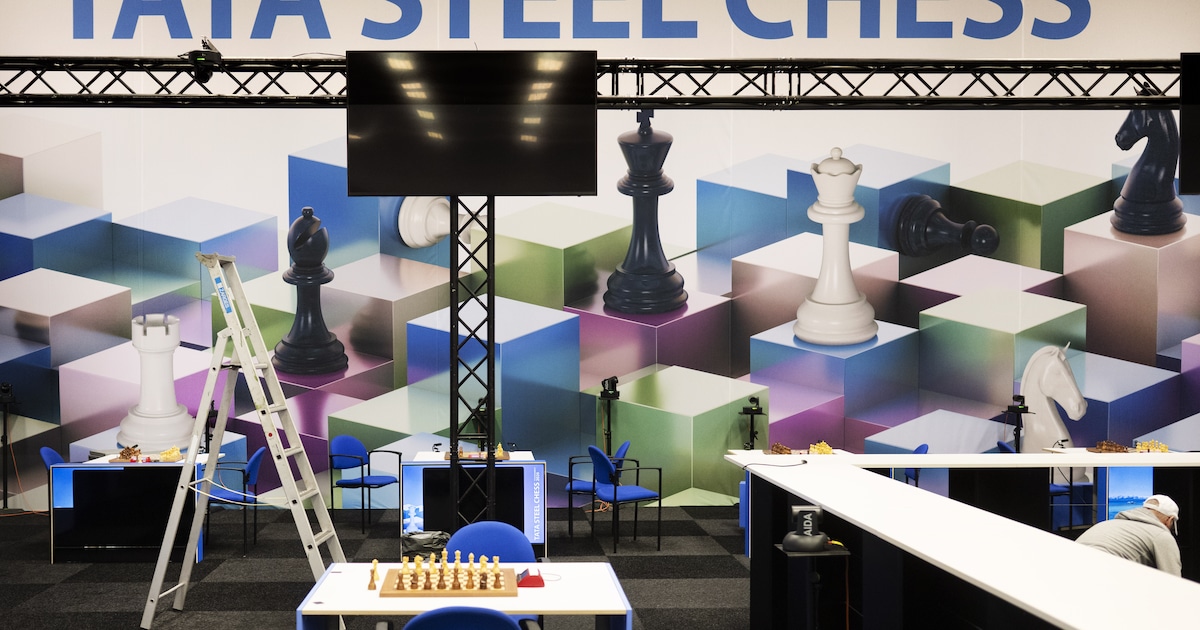 Schaaktoernooi Tata Steel met vertraging van start gegaan na protestactie Extinction Rebellion