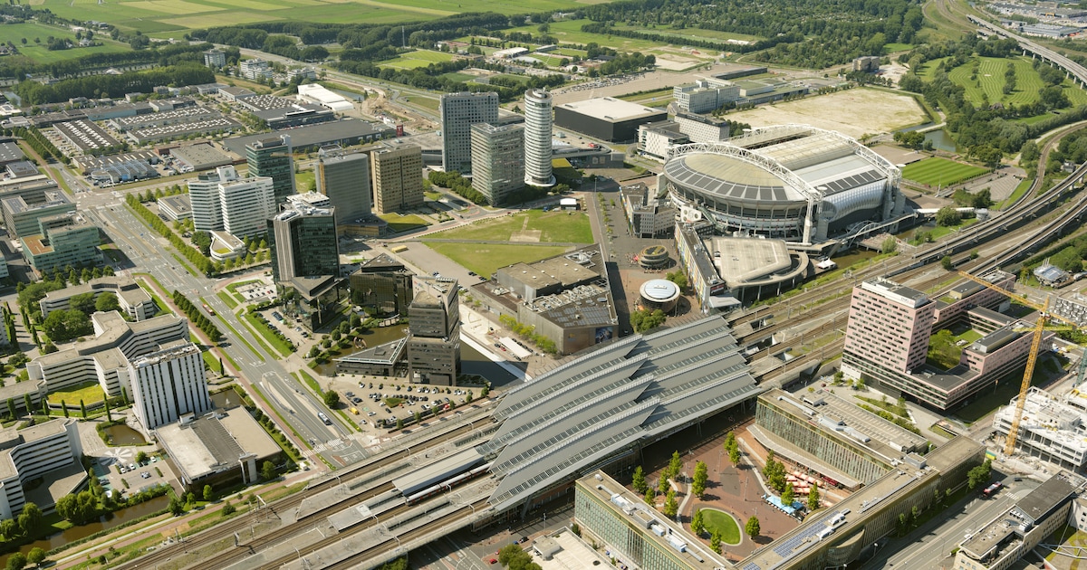 Hoogste woontoren van Amsterdam komt naast de Arena: 145 meter, 44 verdiepingen en 1100 woningen