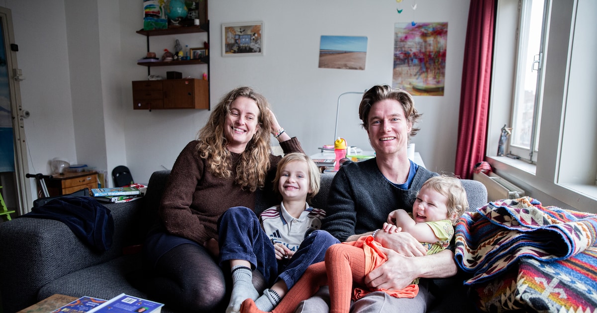 Aline (38) en Robin (37) delen de slaapkamer met hun twee kinderen: &lsquo;Het is een bewuste keuze om hier te blijven wonen&rsquo;