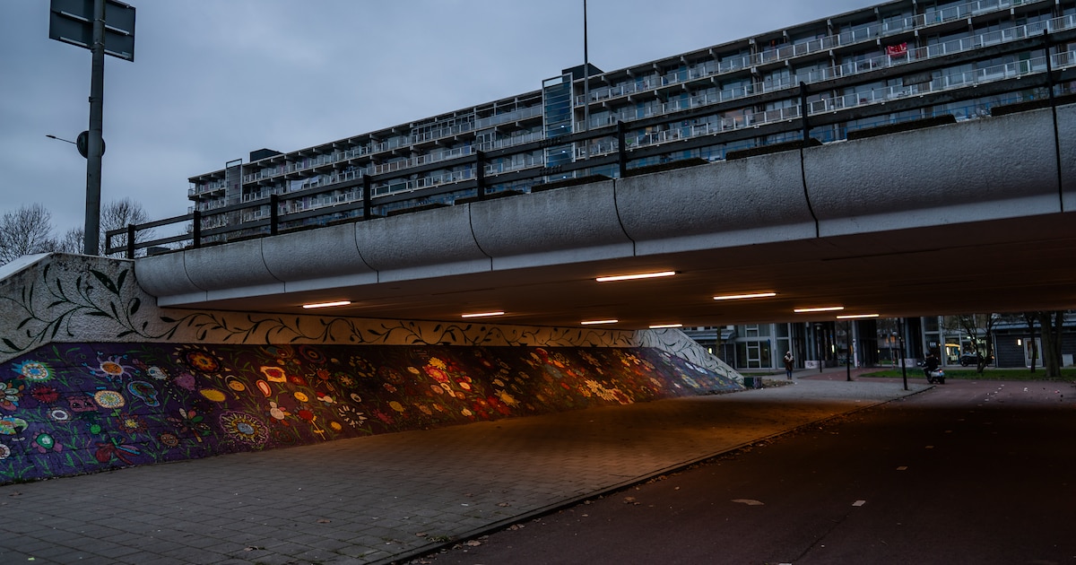 Amsterdam-Zuidoost test betere verlichting in tunnels, zodat vrouwen zich veiliger voelen