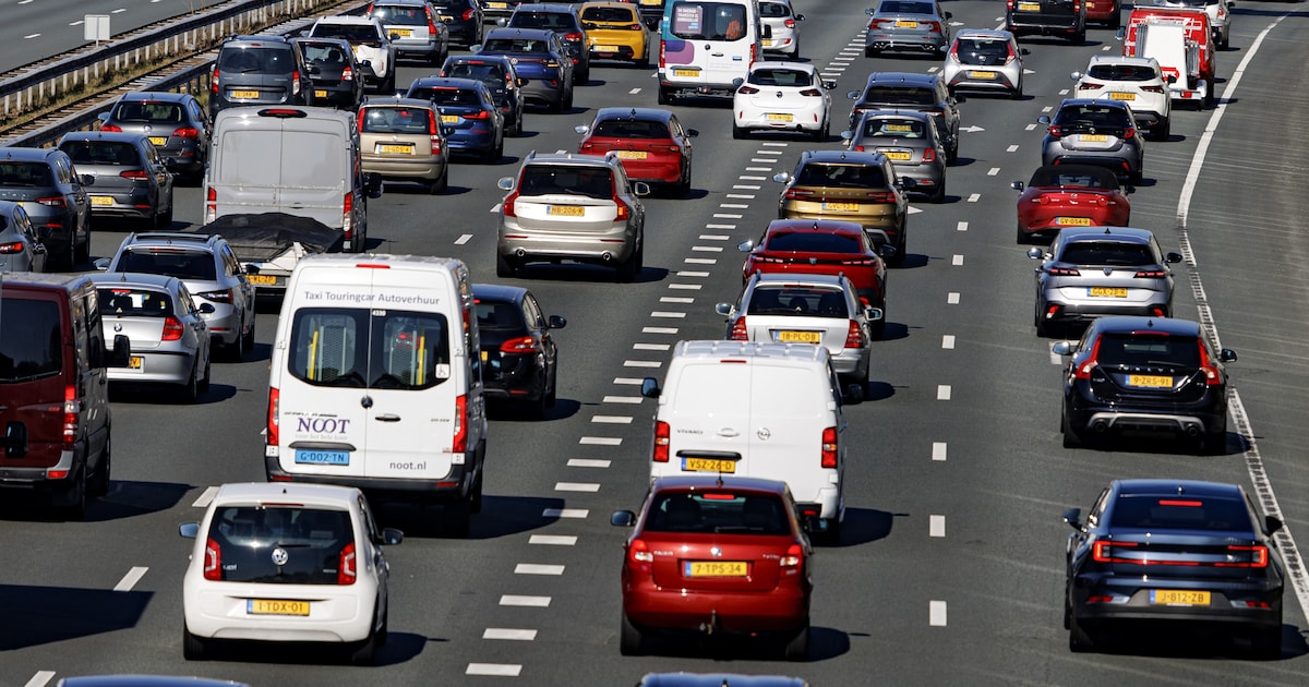 Hele ochtendspits hinder op A9 van Uitgeest naar Amsterdam