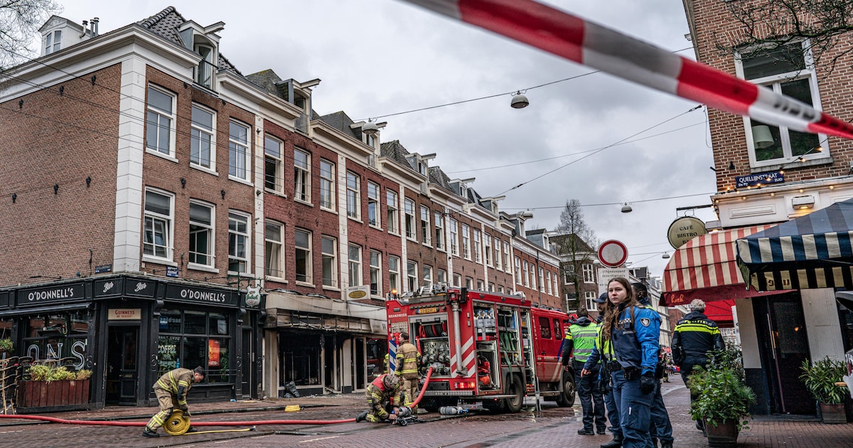 Schok is groot na verwoestende stomerijbrand in De Pijp: ‘Dit was mijn ergste nachtmerrie. Het was o