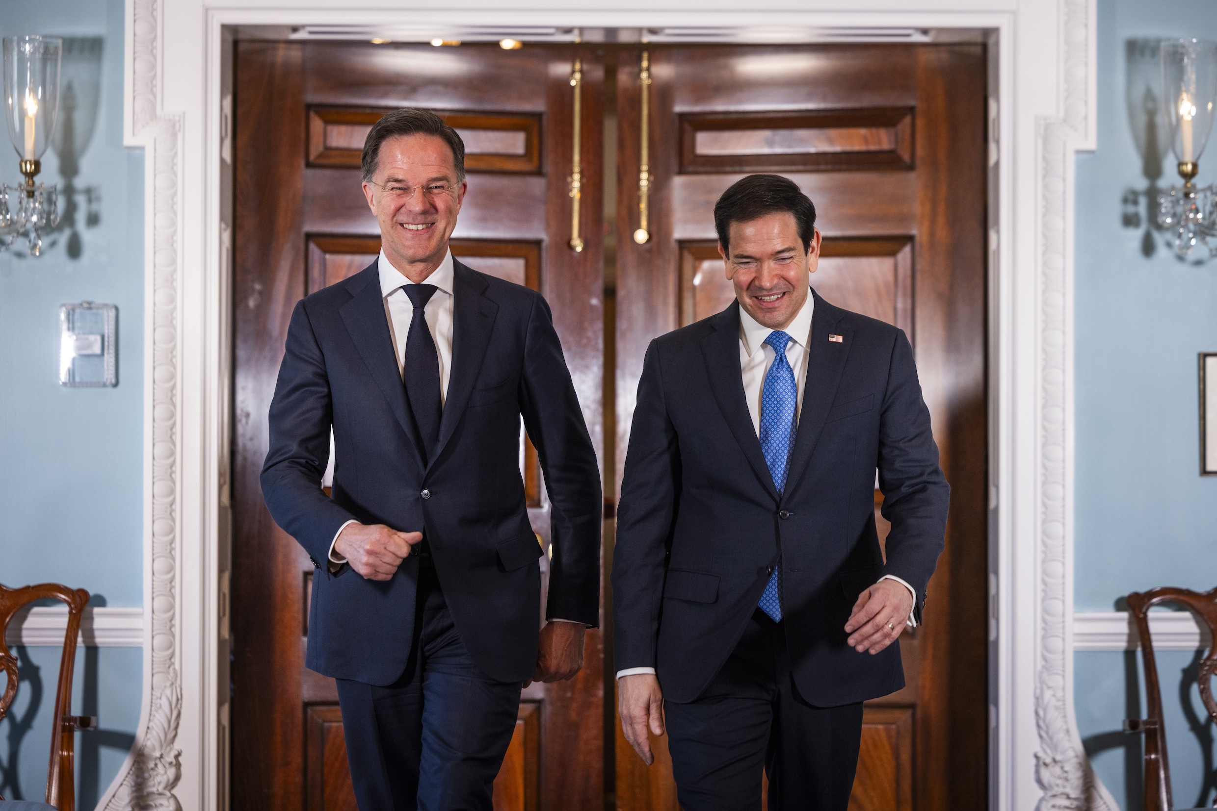 Rutte: Trump is duidelijk teleurgesteld in de Navo | Het Parool