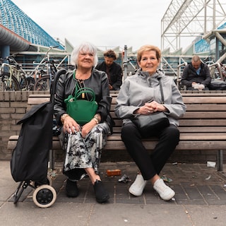 Some Amsterdammers regularly take a shopping bus t